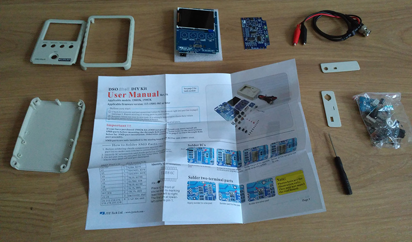 kit del osciloscopio