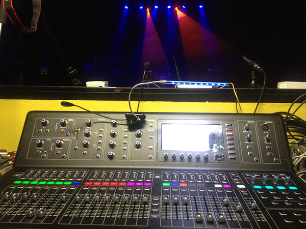 Midas M32 en el control